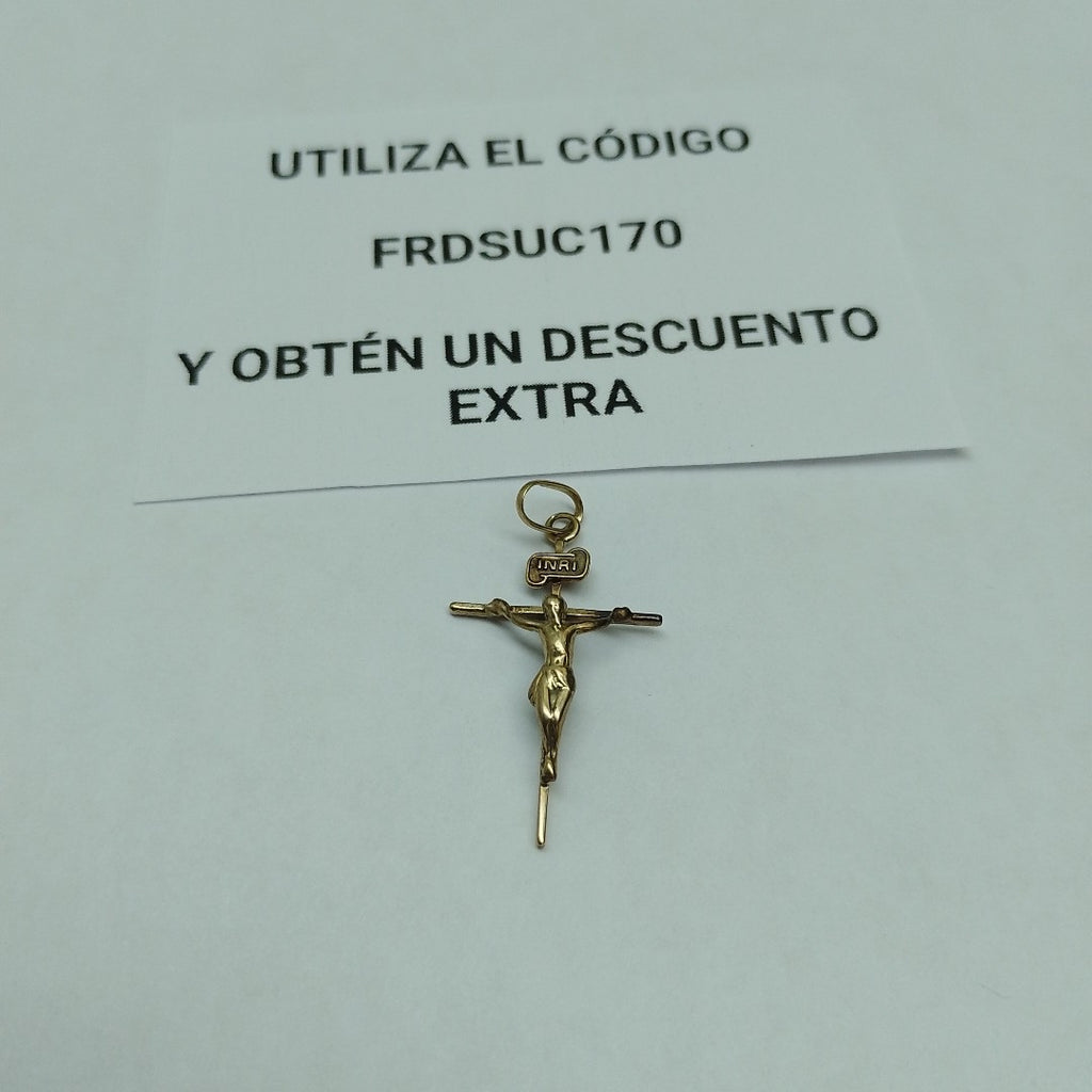 CRISTO, DIJE ORO 10 K 1 GRMS (SEMINUEVO)