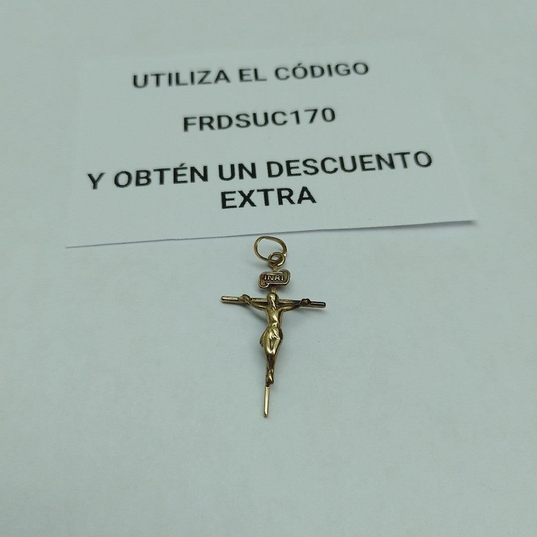 CRISTO, DIJE ORO 10 K 1 GRMS (SEMINUEVO)