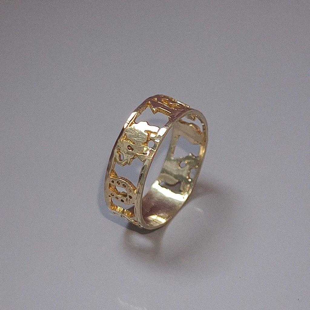 ARGOLLA DE LA SUERTE ORO 8 K 2,40 GRMS (SEMINUEVO)