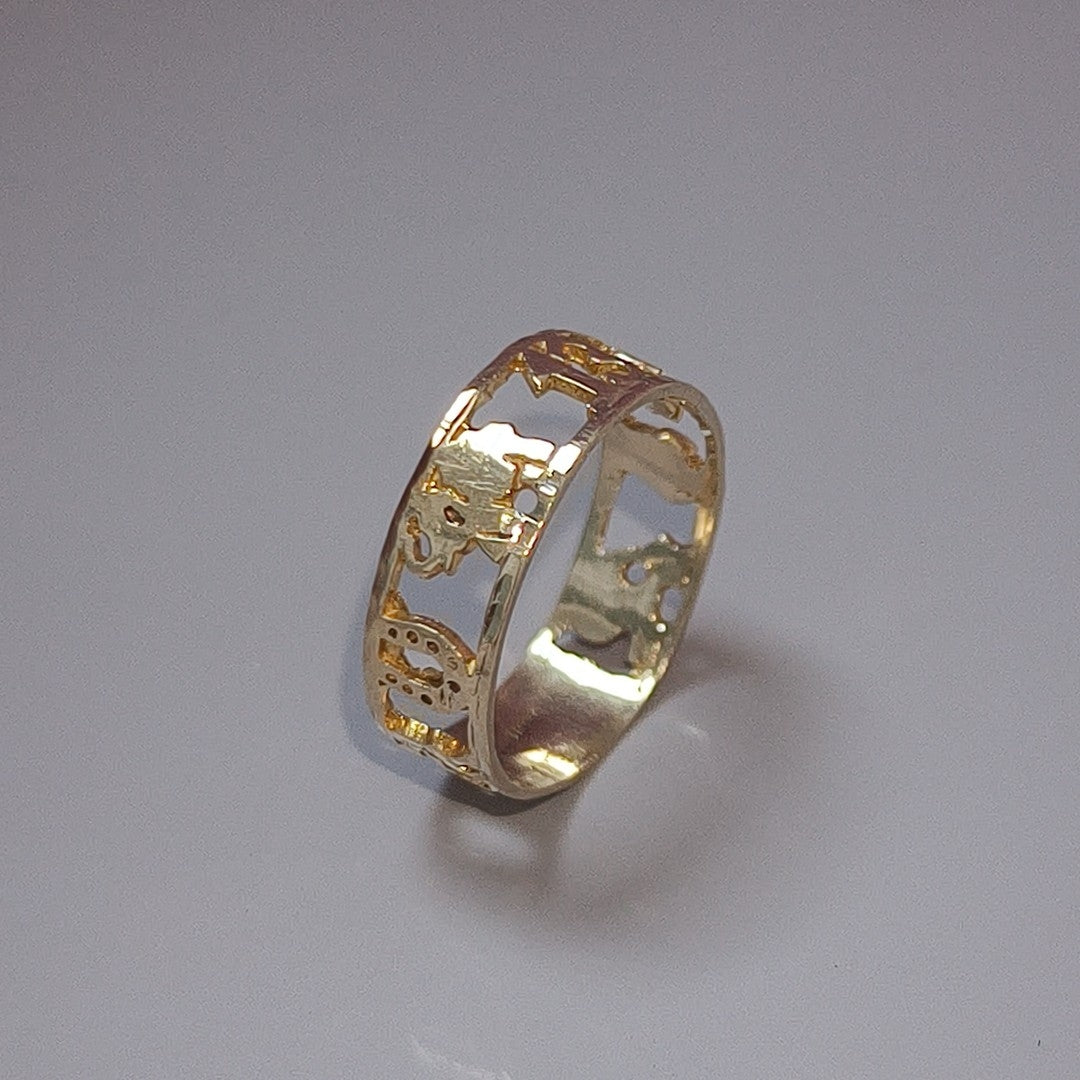 ARGOLLA DE LA SUERTE ORO 8 K 2,40 GRMS (SEMINUEVO)