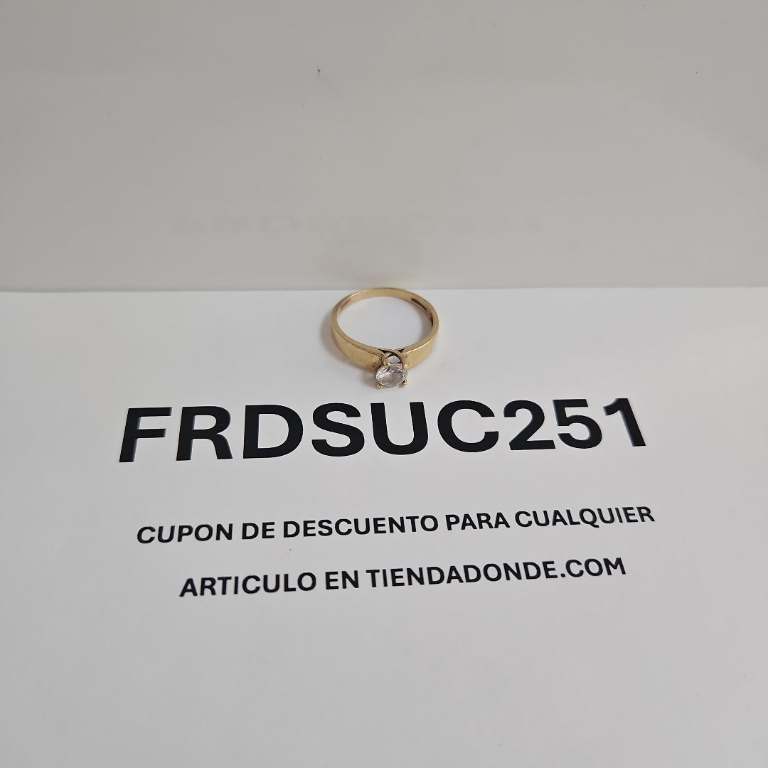 SOLITARIO ORO 10 K 2,10 GRMS (SEMINUEVO)