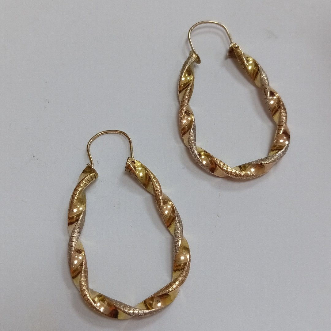ARRACADAS PAR ORO 10 K 3,70 GRMS (SEMINUEVO)