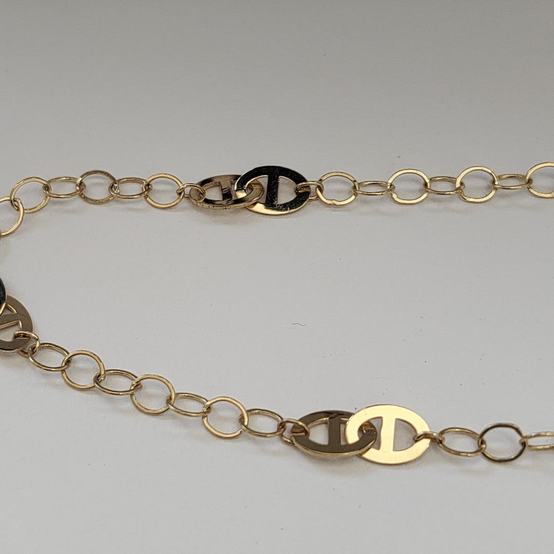 PULSERA ESPECIAL 14K 18 CM 1.5 GR (NUEVO)