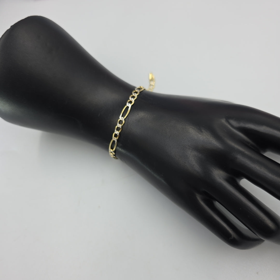 PULSERAS CABALLERO CARTIER 3 1 DIAMANTAD ORO 14K 4.5 (NUEVO)