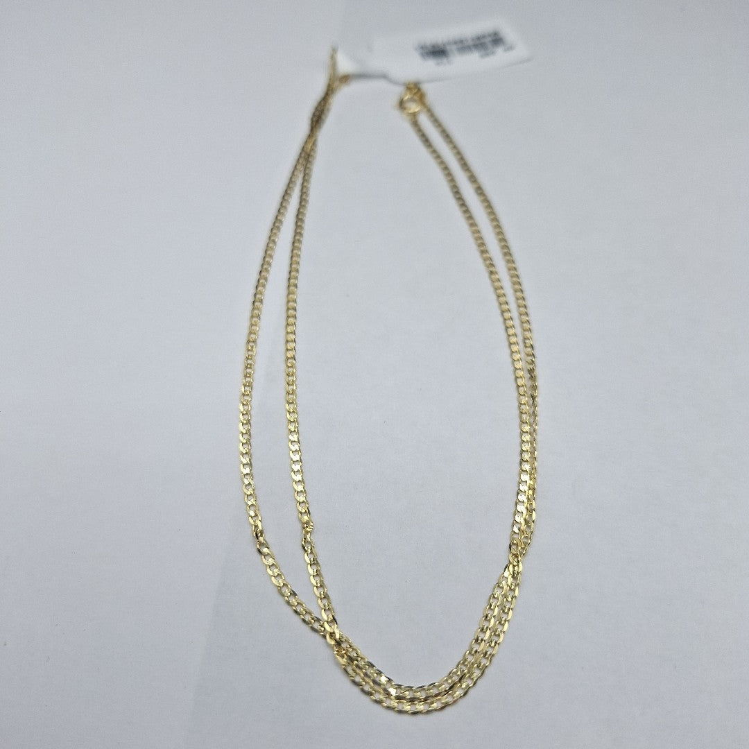 CADENAS BARBADA AMARILLA ORO 14K 2 (NUEVO)