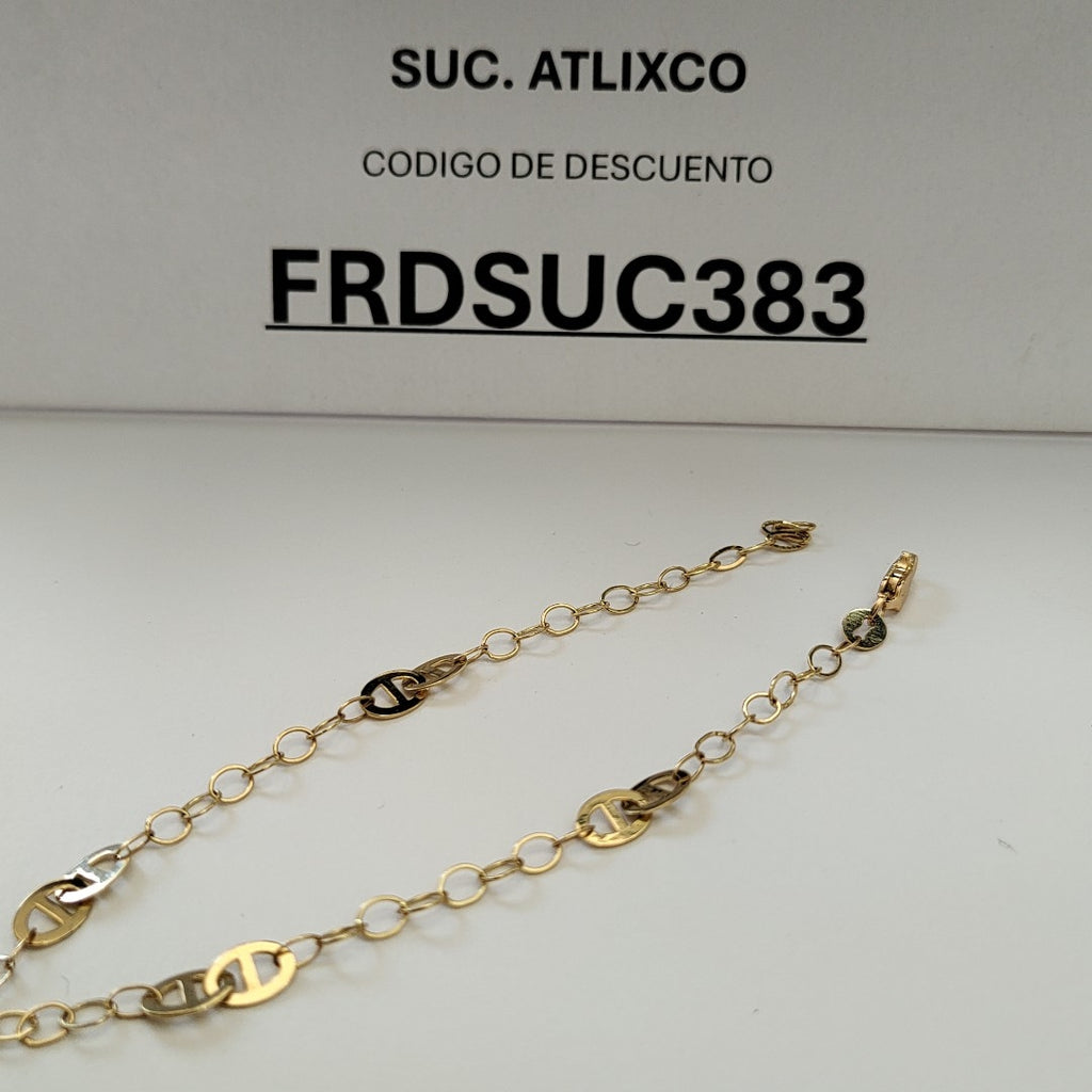 PULSERA ESPECIAL 14K 21 CM 1.8 GR (NUEVO)