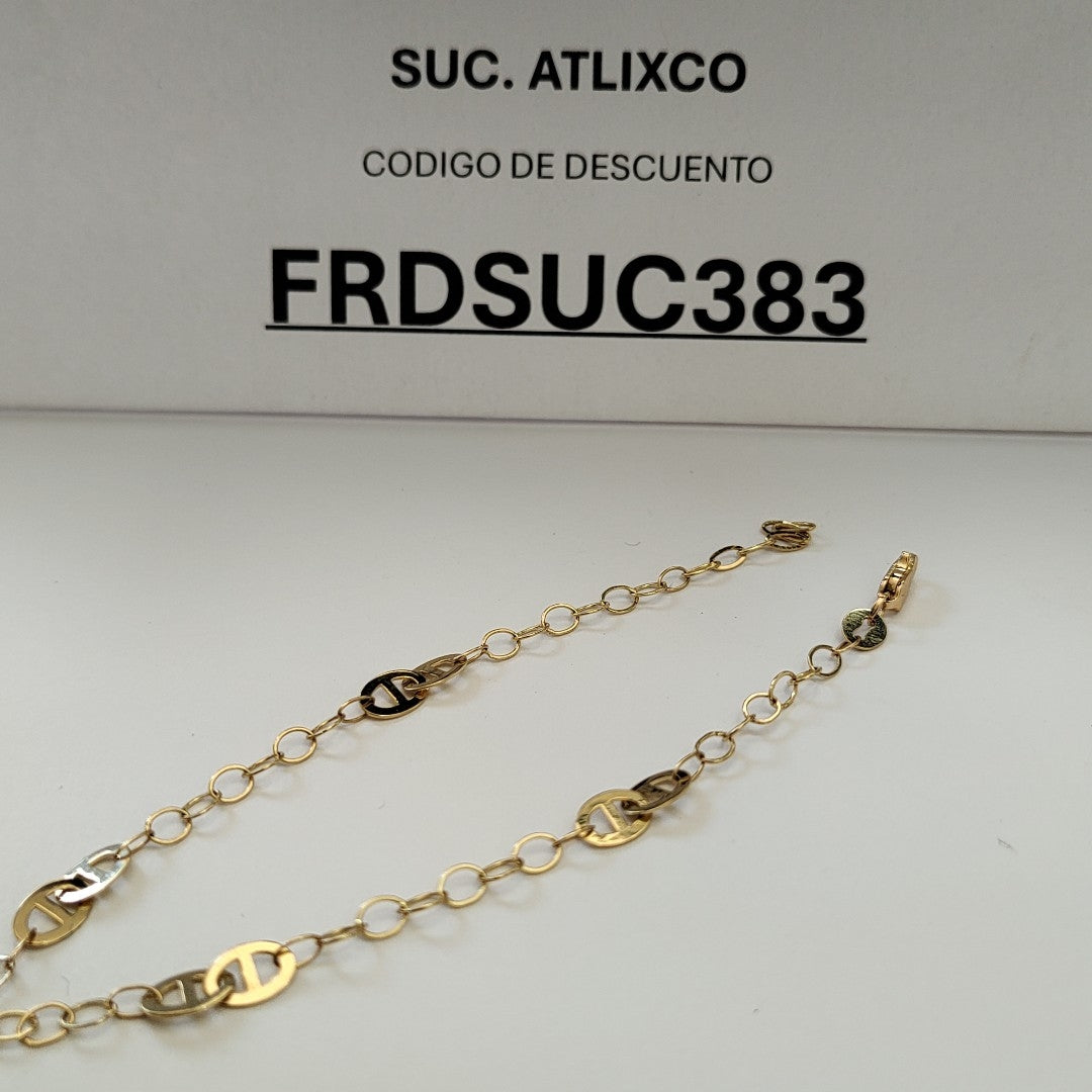PULSERA ESPECIAL 14K 21 CM 1.8 GR (NUEVO)