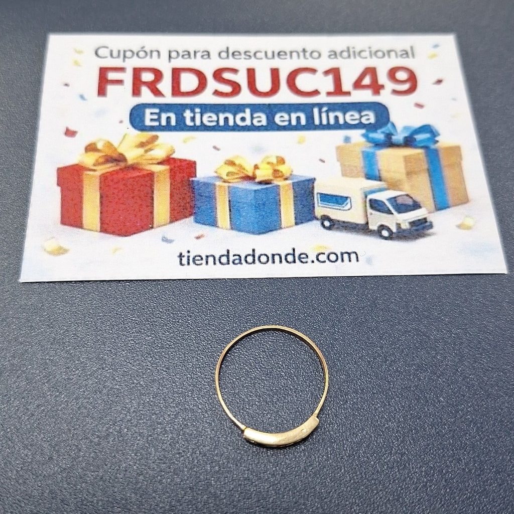 ANILLITO ORO 14 K 1,00 GRMS (SEMINUEVO)