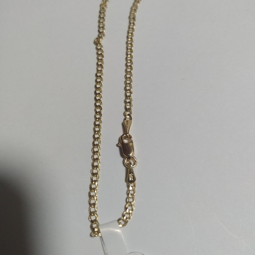 PULSERA BARBADA 14K 21 CM 2.2 GR (NUEVO)