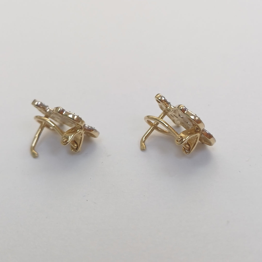ARETES PAR ORO 14 K 3.2 GRMS (SEMINUEVO)