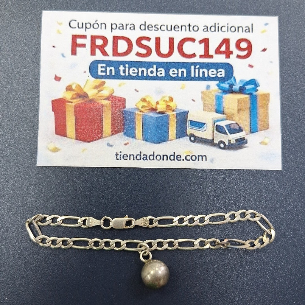 PULSERA PLATA 5,20 GRMS (SEMINUEVO)