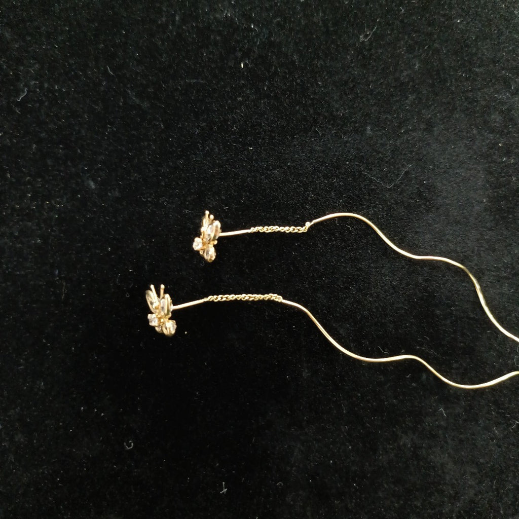 ARETES PAR ORO 14 K 1,20 GRMS (SEMINUEVO)