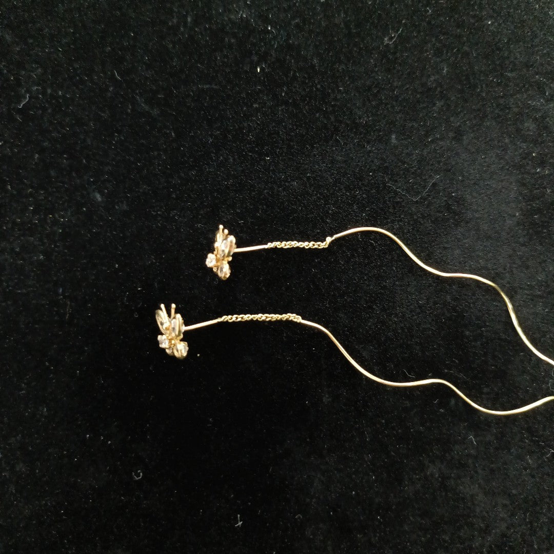 ARETES PAR ORO 14 K 1,20 GRMS (SEMINUEVO)