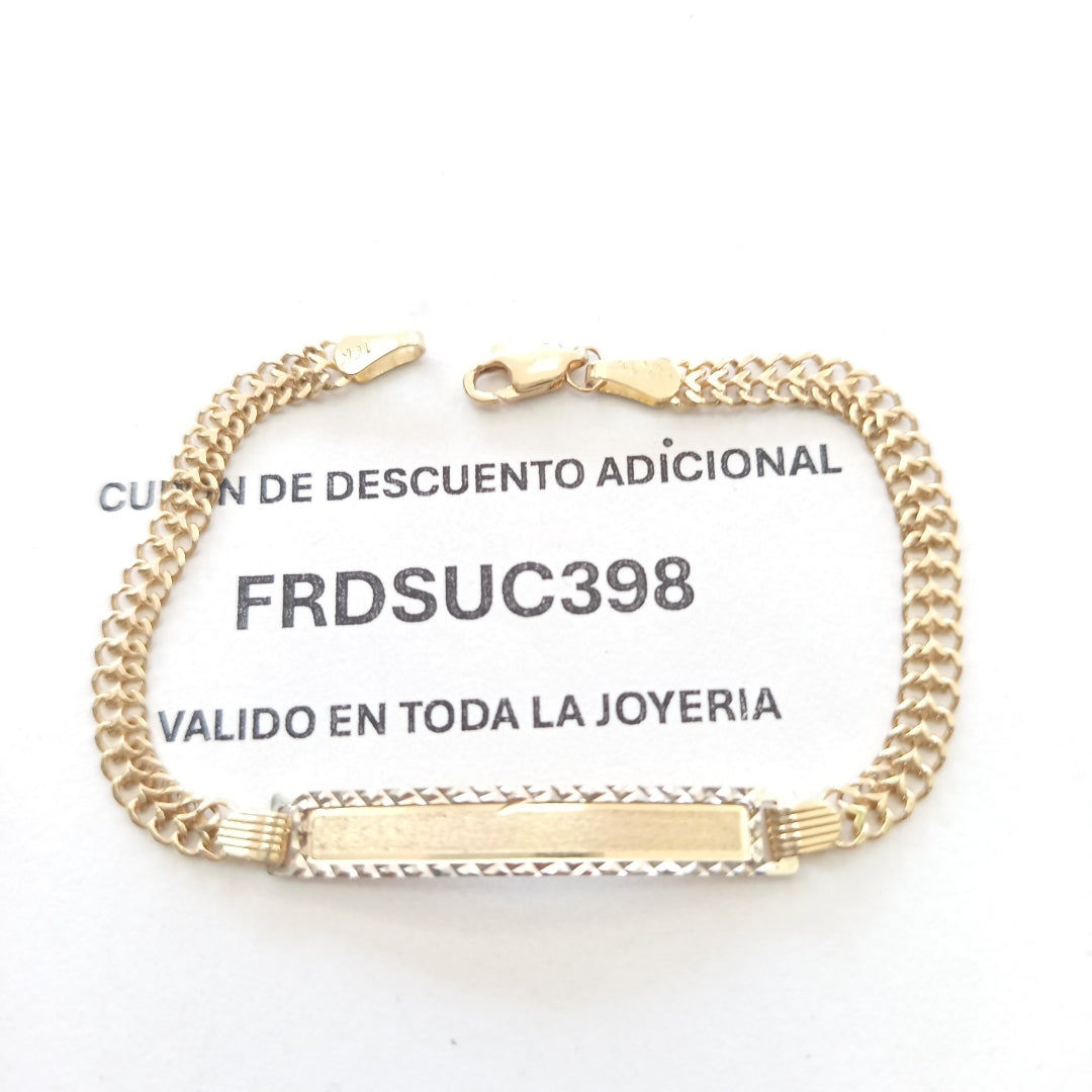 ESCLAVA ORO 10 K 4.6 GRMS (SEMINUEVO)