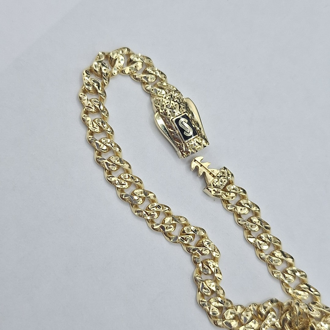 PULSERA MONACO ORO 10K 4.3 (NUEVO)