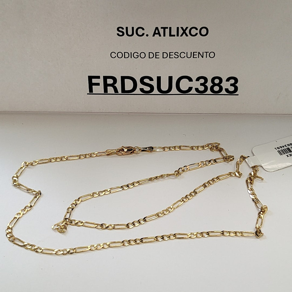 CADENA 3X1 14K 50 CM 4.4 GR (NUEVO)