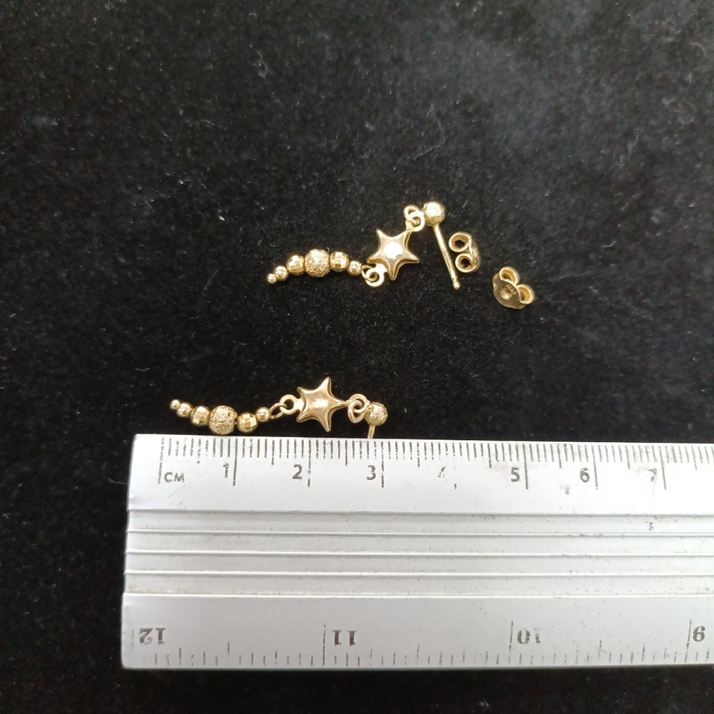 ARETES PAR ORO 14 K 2.4 GRMS (SEMINUEVO)