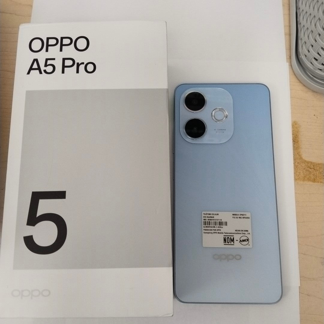 CELULAR OPPO A5 PRO CPH2711 (2025) 256 GB 8 GB RAM (SEMINUEVO)