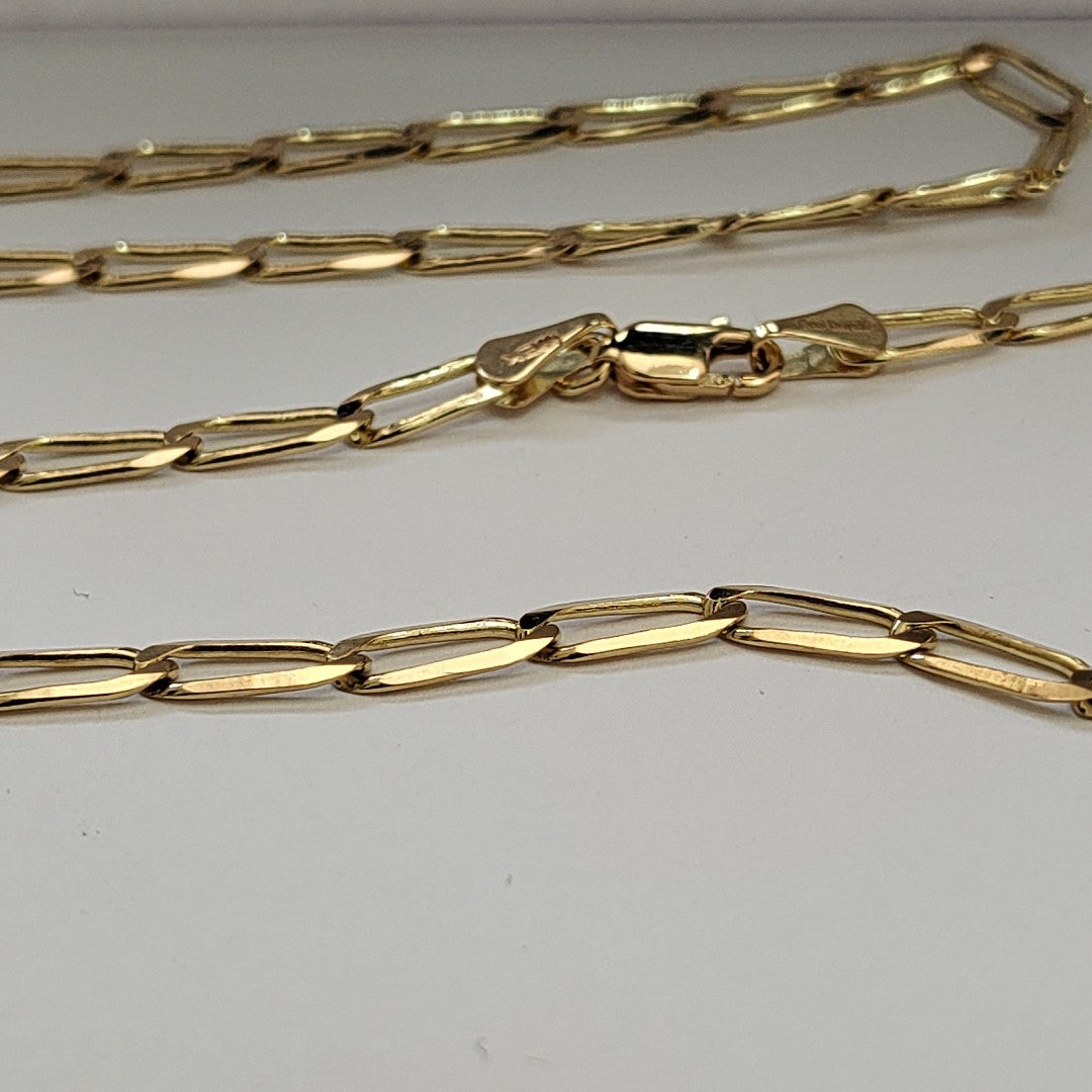 CADENA ESLABONES 14K 55 CM 11.2 GR (NUEVO)