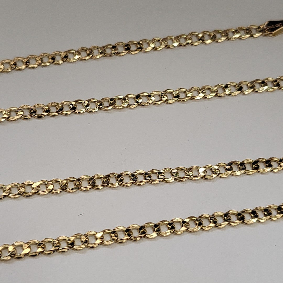 CADENA BARBADA 14K 55 CM 5.1 GR (NUEVO)