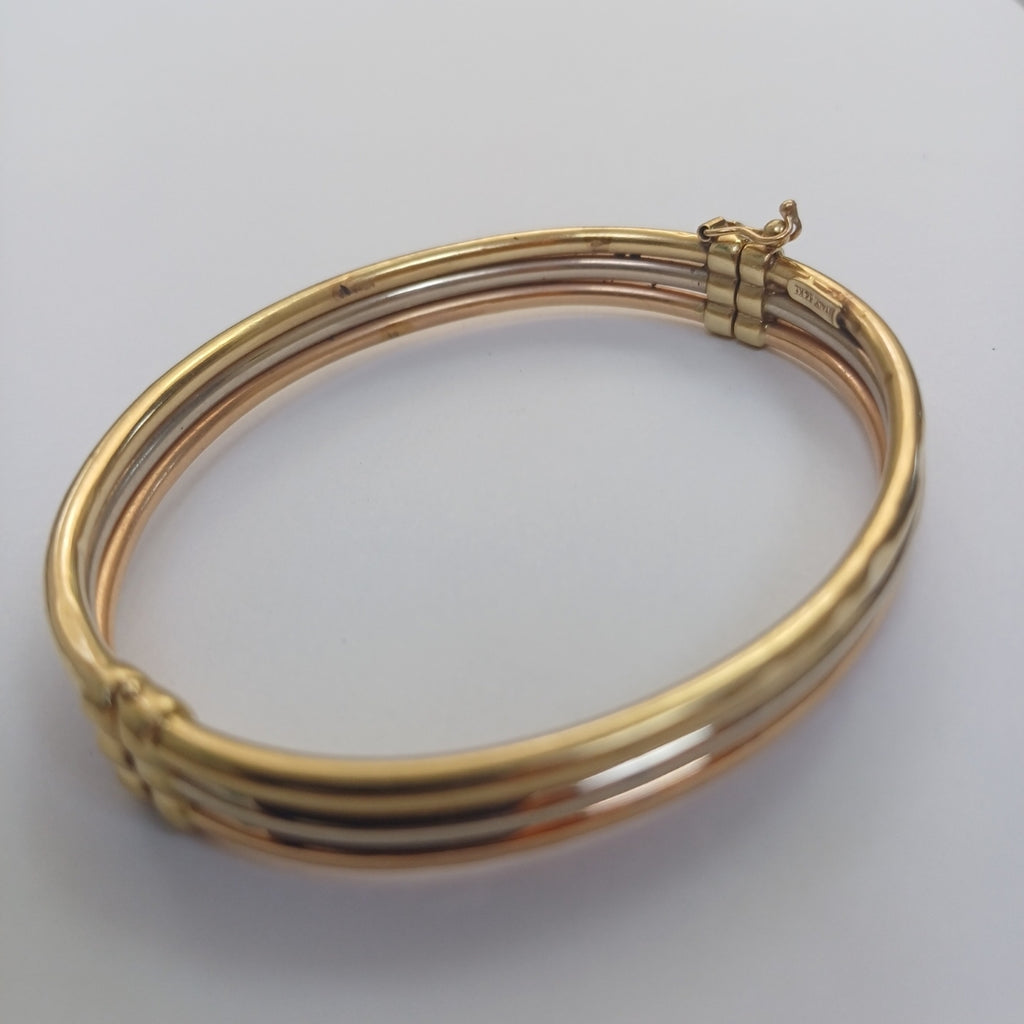 PULSERA RIGIDA ORO 14 K 8.9 GRMS (SEMINUEVO)
