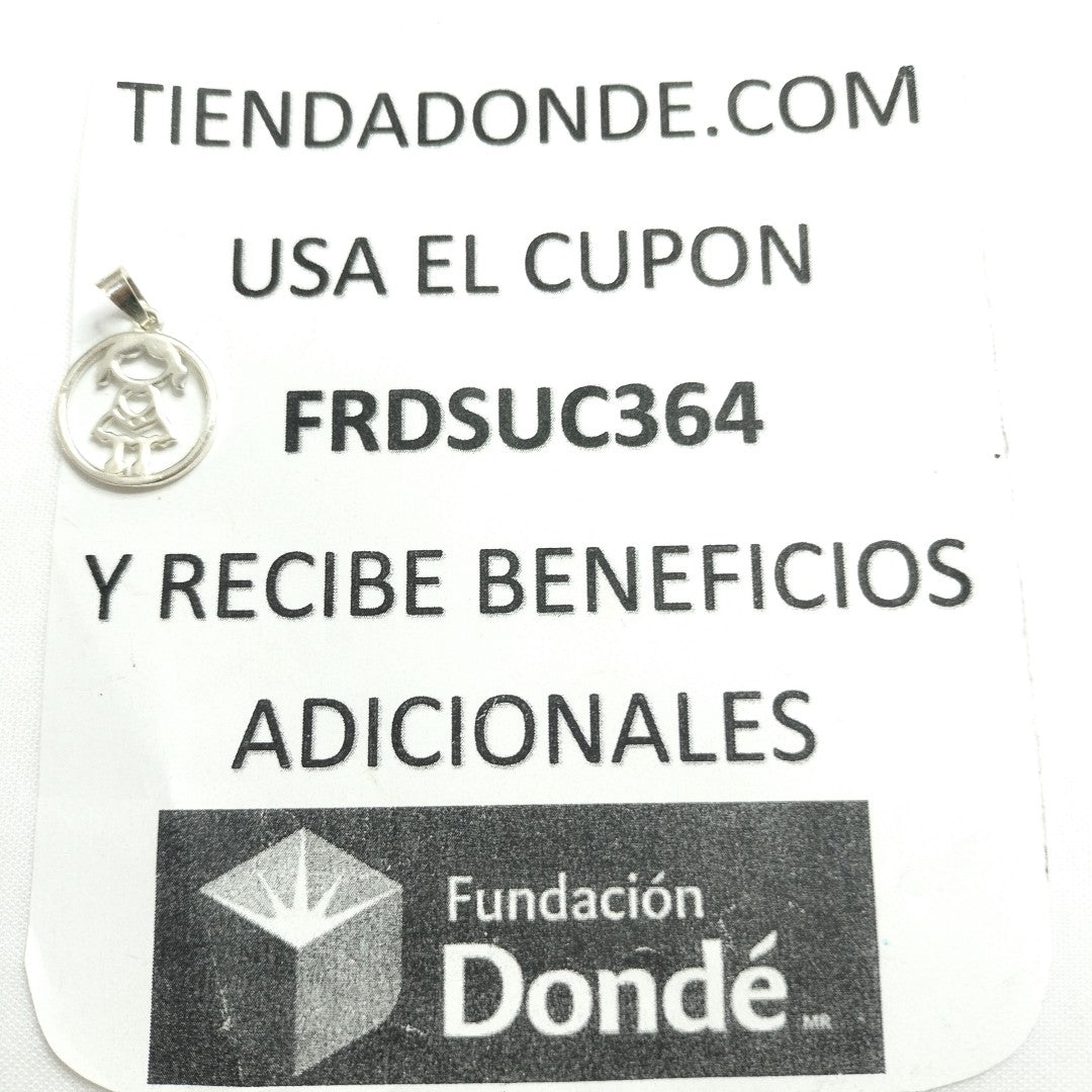 DIJE NIÑA PLATA .925 2.1 GR (NUEVO)