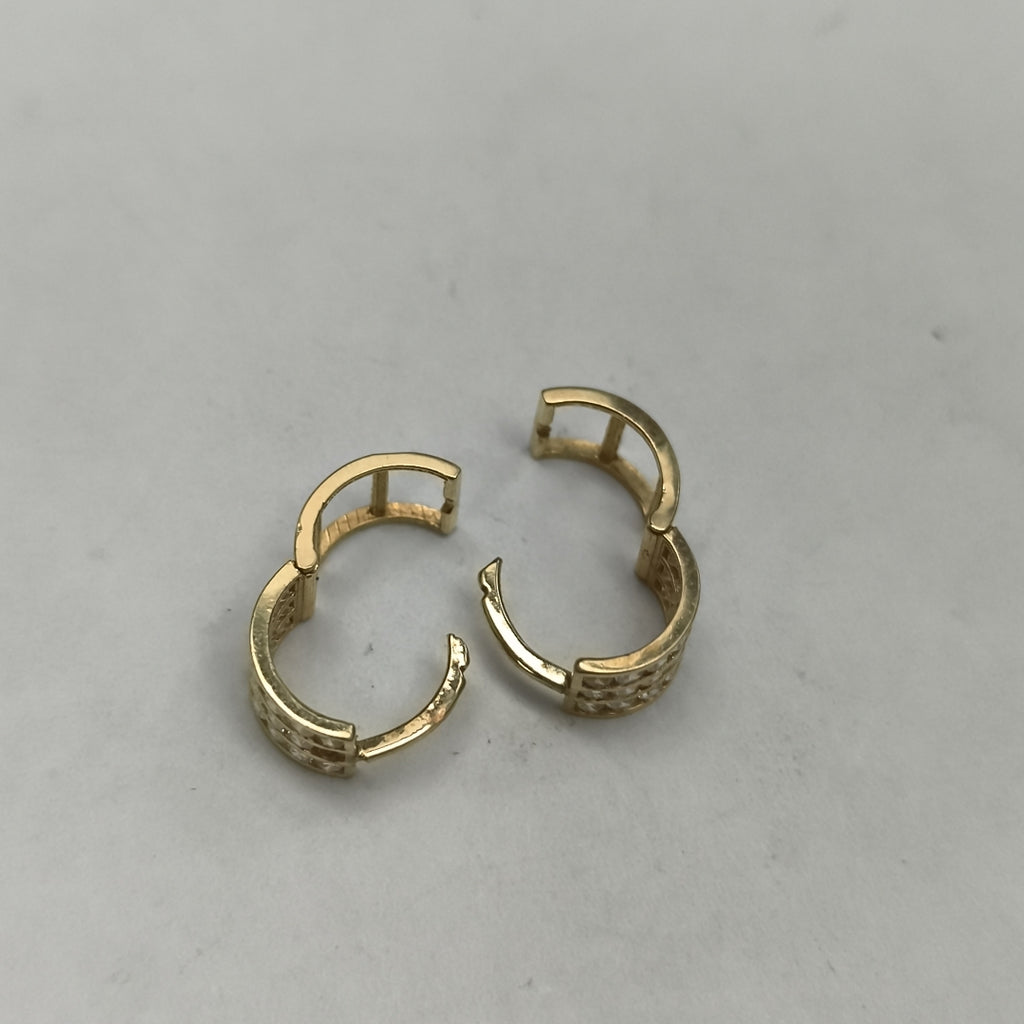 ARRACADAS PAR ORO 14 K 2.4 GRMS (SEMINUEVO)