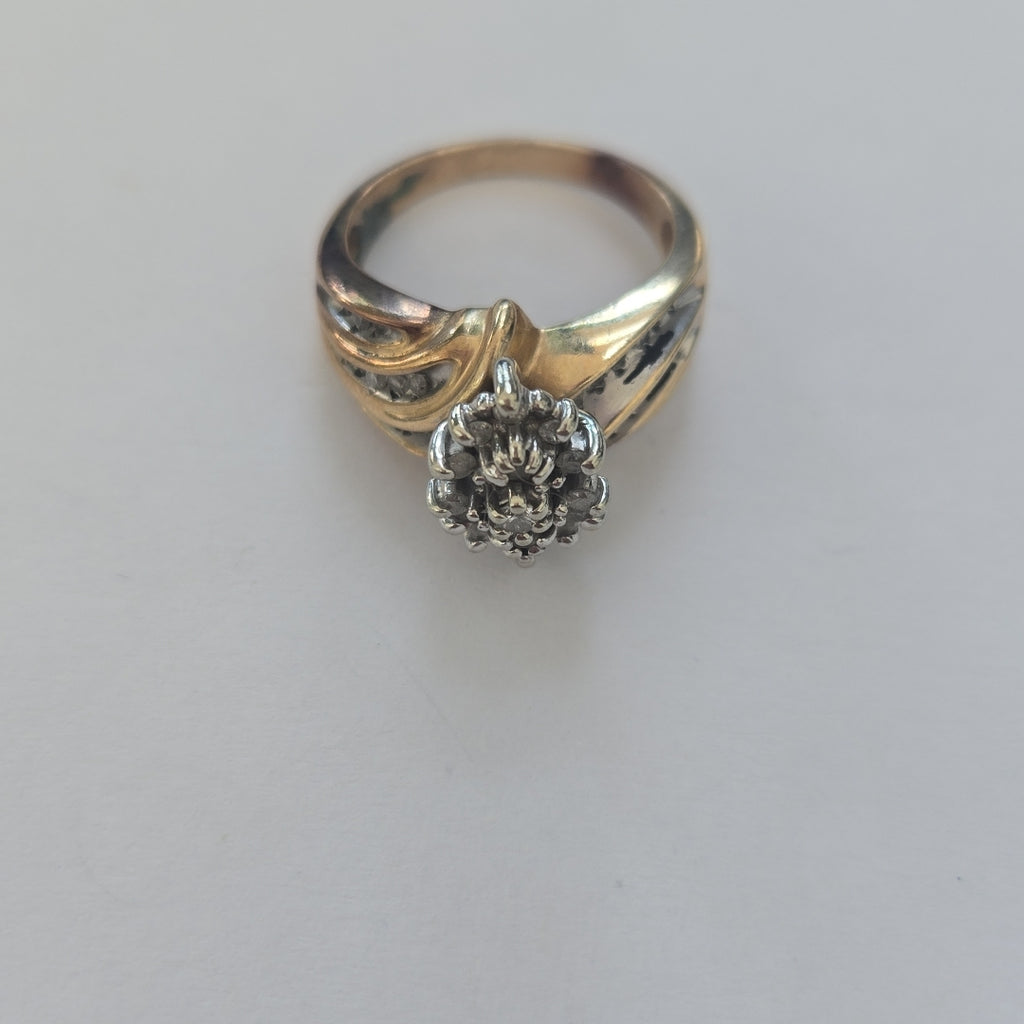 ANILLO ORO 10 K 6,50 GRMS (SEMINUEVO)