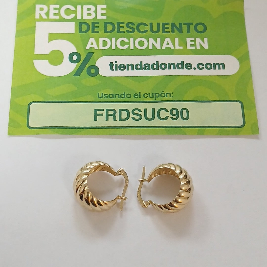 ARRACADAS ORO 14K 2.7 (NUEVO)