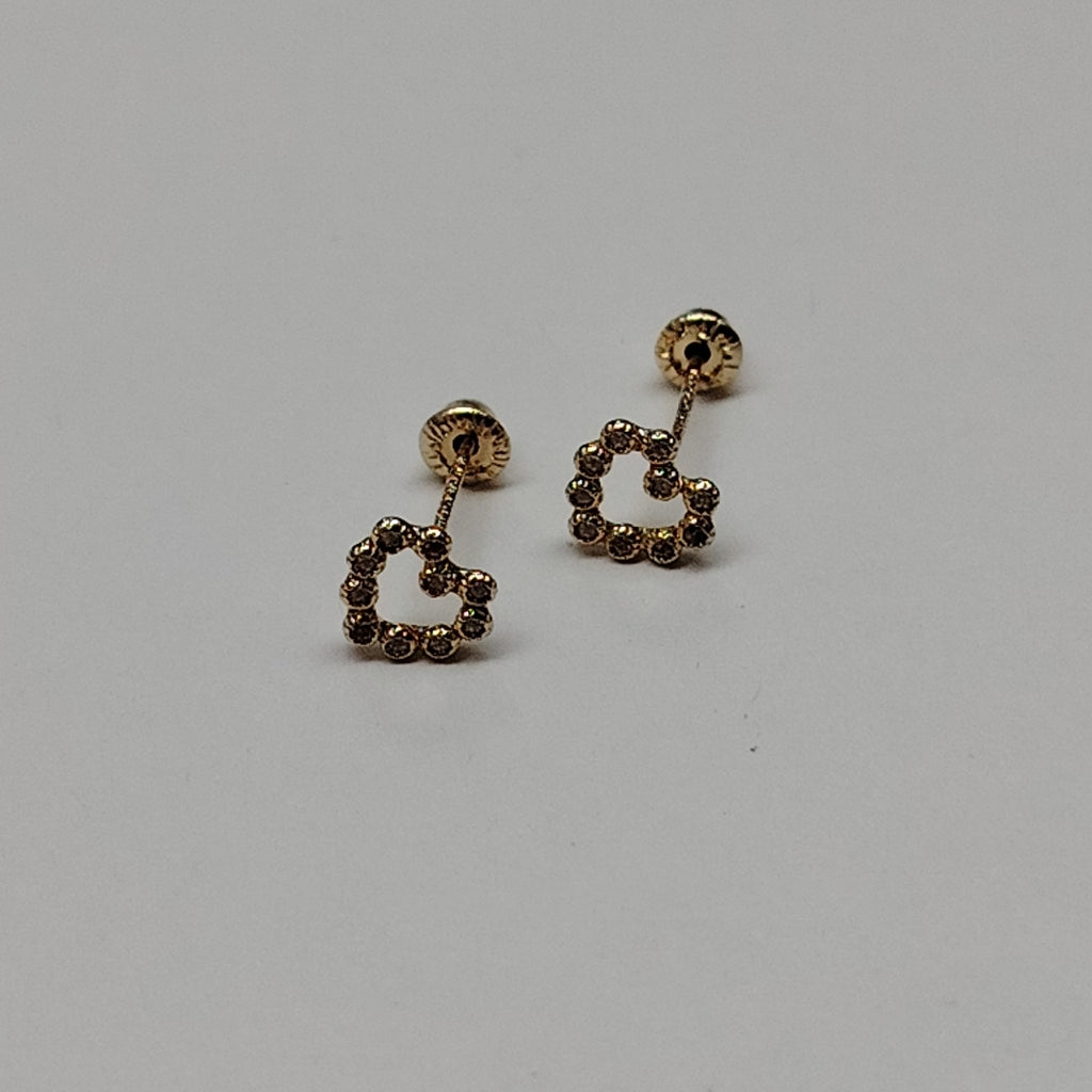 BROQUELES BROQUEL FIG CORAZON 14K 0.23 GR (NUEVO)