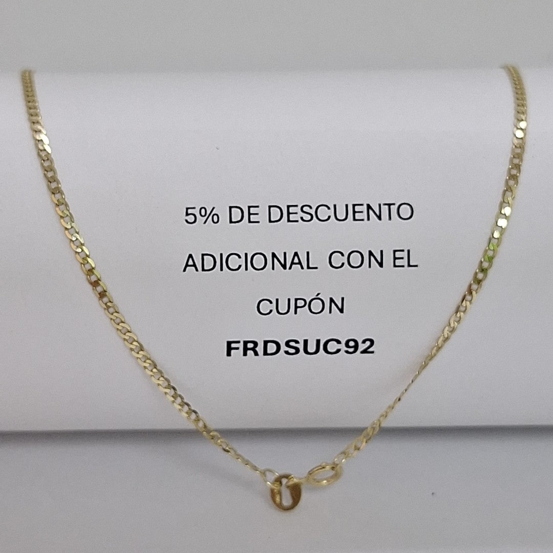 CADENAS BARBADA AMARILLA ORO 14K 1.8 (NUEVO)