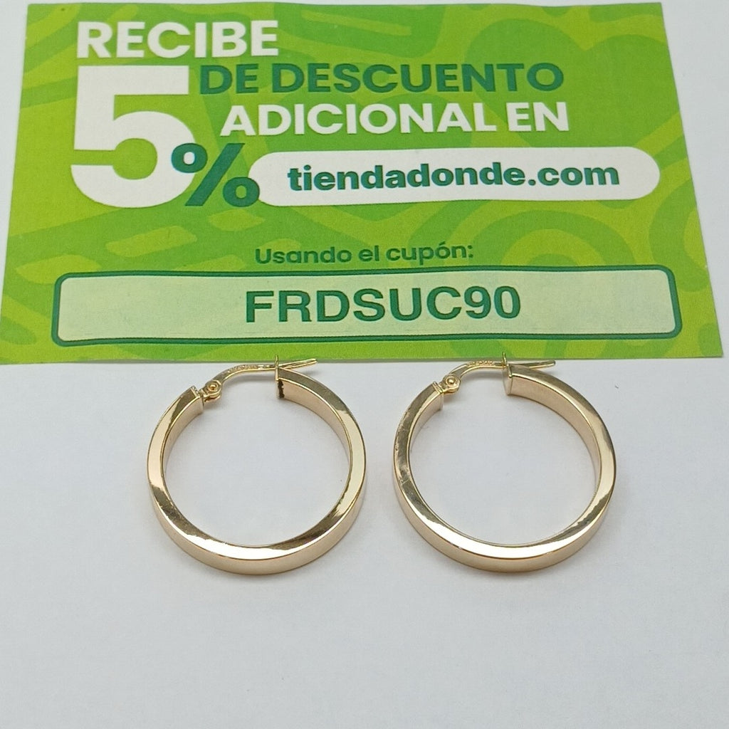 ARRACADAS ORO 14K 2.4 (NUEVO)