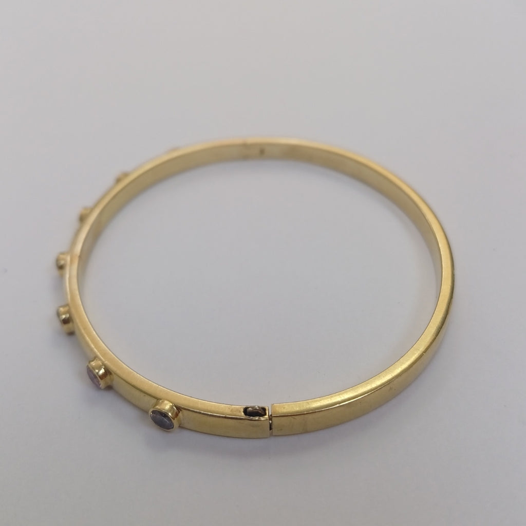 PULSERA RIGIDA ORO 14 K 8.2 GRMS (SEMINUEVO)