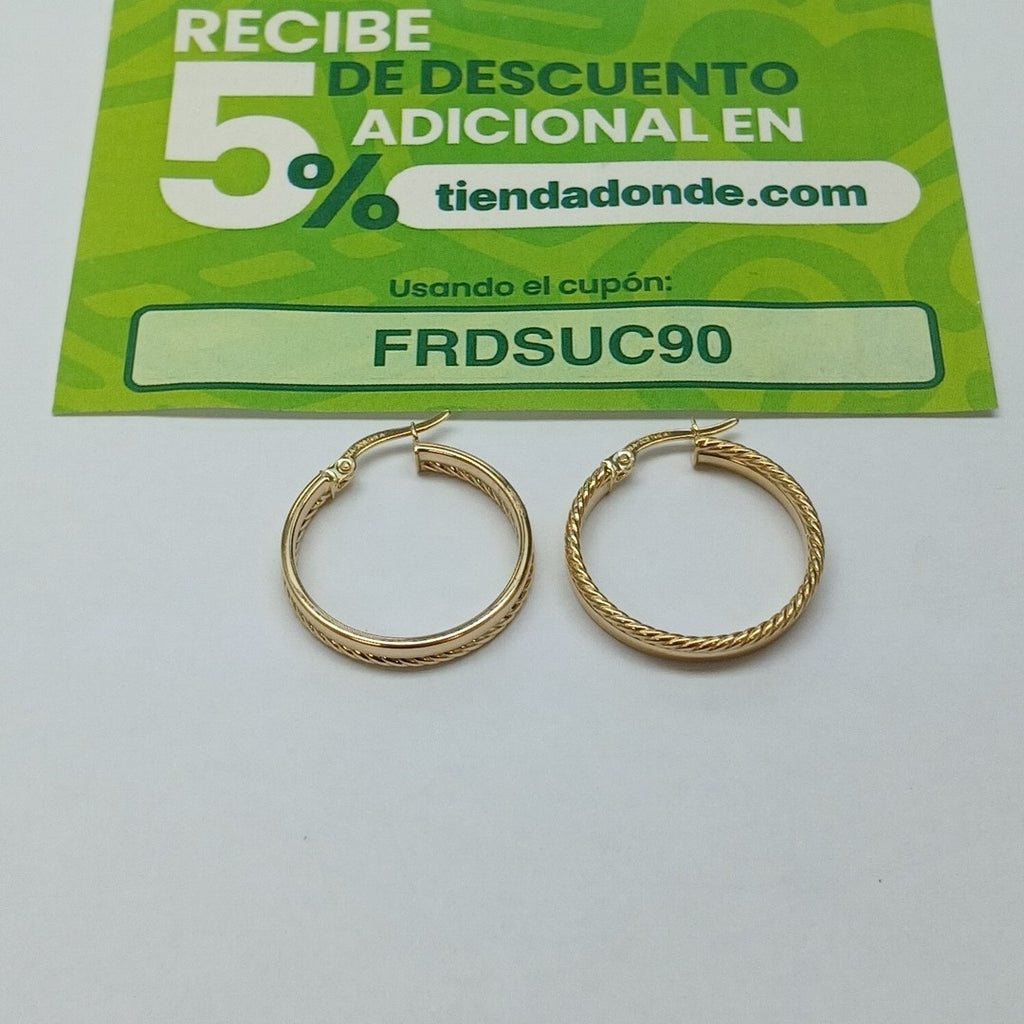 ARRACADAS ORO 14K 2.3 (NUEVO)