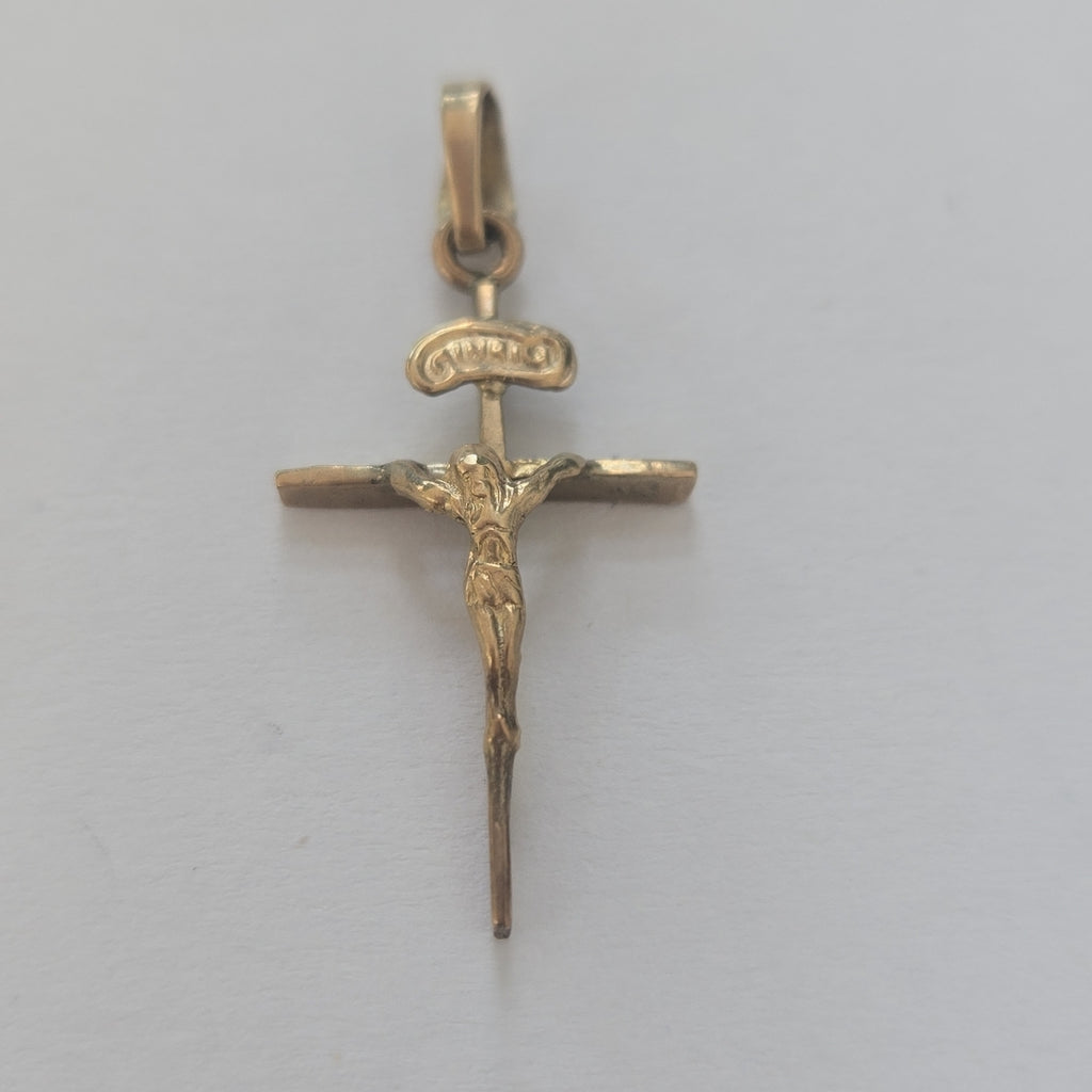 CRUCIFIJO ORO 8 K 1,10 GRMS (SEMINUEVO)