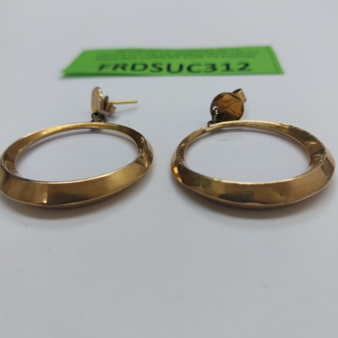 ARETES PAR ORO 18 K 6,40 GRMS (SEMINUEVO)