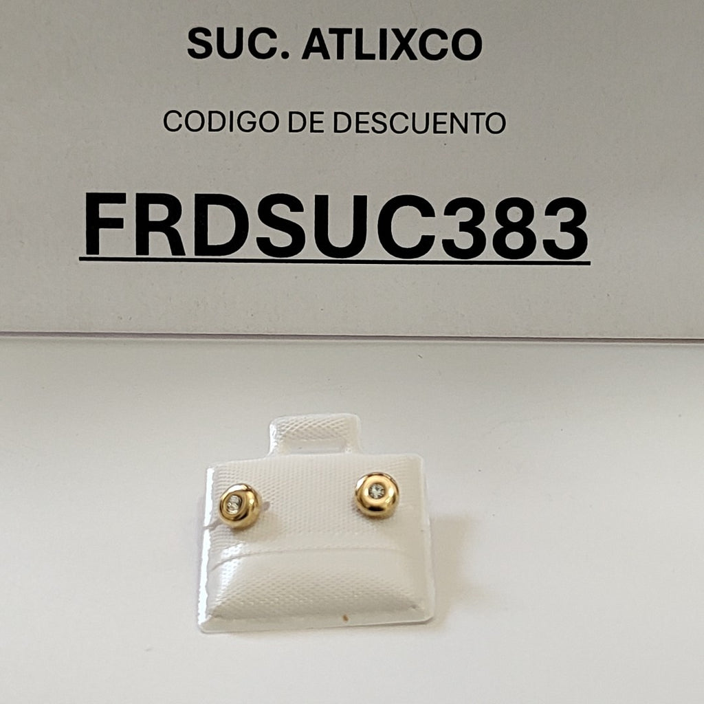 BROQUELES BROQUEL C CIRCONIA 14K 0.27 GR (NUEVO)
