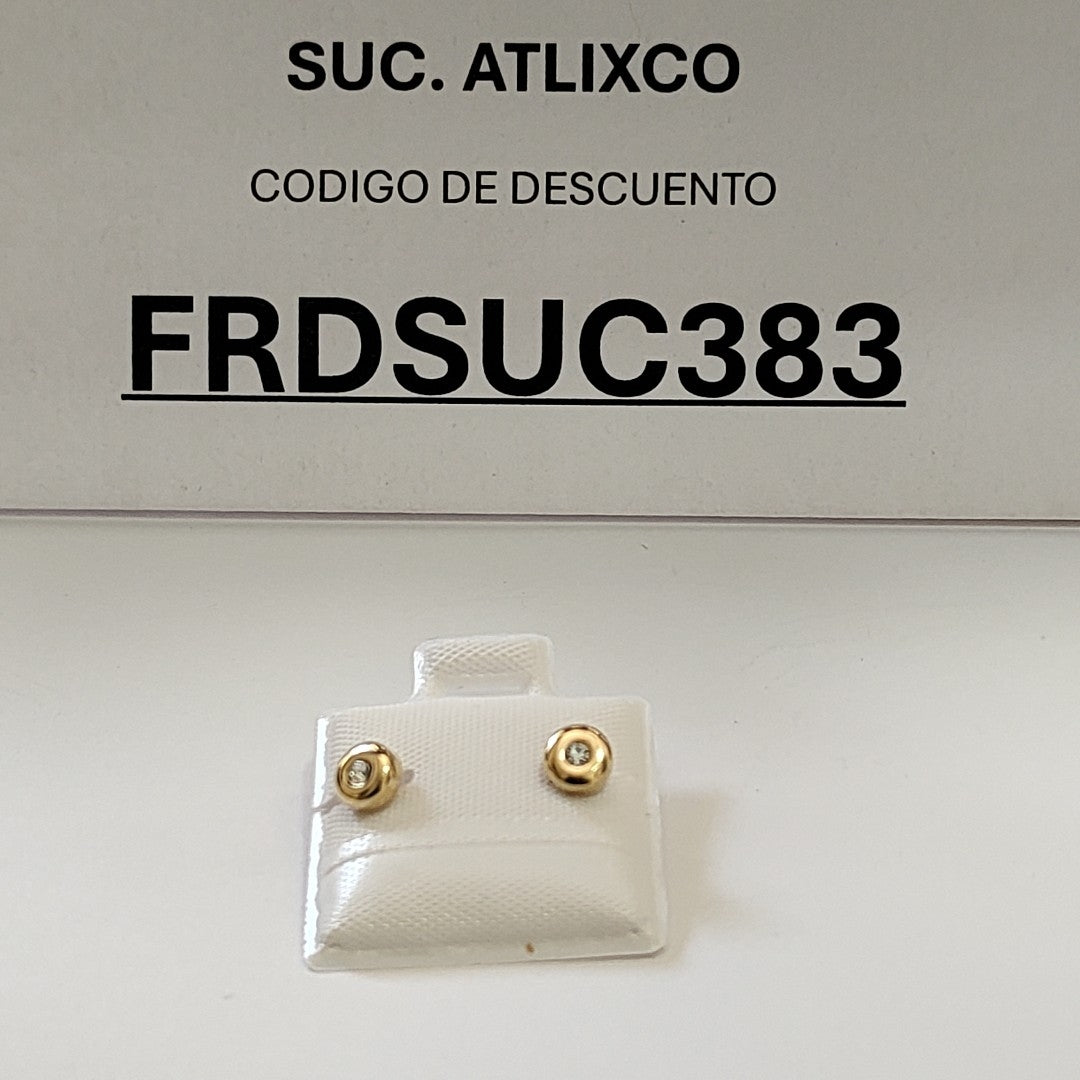 BROQUELES BROQUEL C CIRCONIA 14K 0.27 GR (NUEVO)
