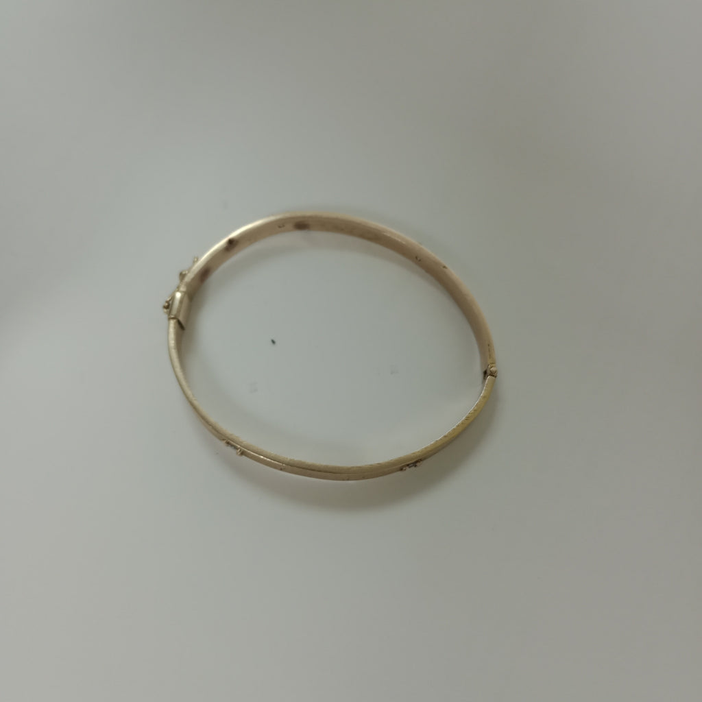 PULSERA RIGIDA ORO 10 K 22.5 GRMS (SEMINUEVO)