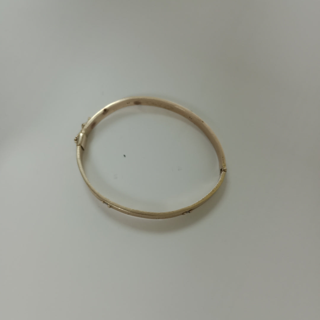 PULSERA RIGIDA ORO 10 K 22.5 GRMS (SEMINUEVO)
