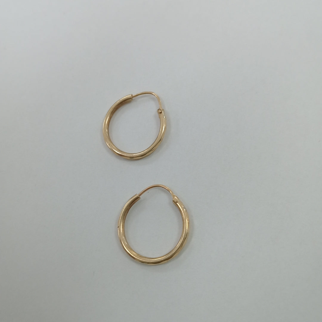 ARRACADAS PAR ORO 14 K 1,00 GRMS (SEMINUEVO)