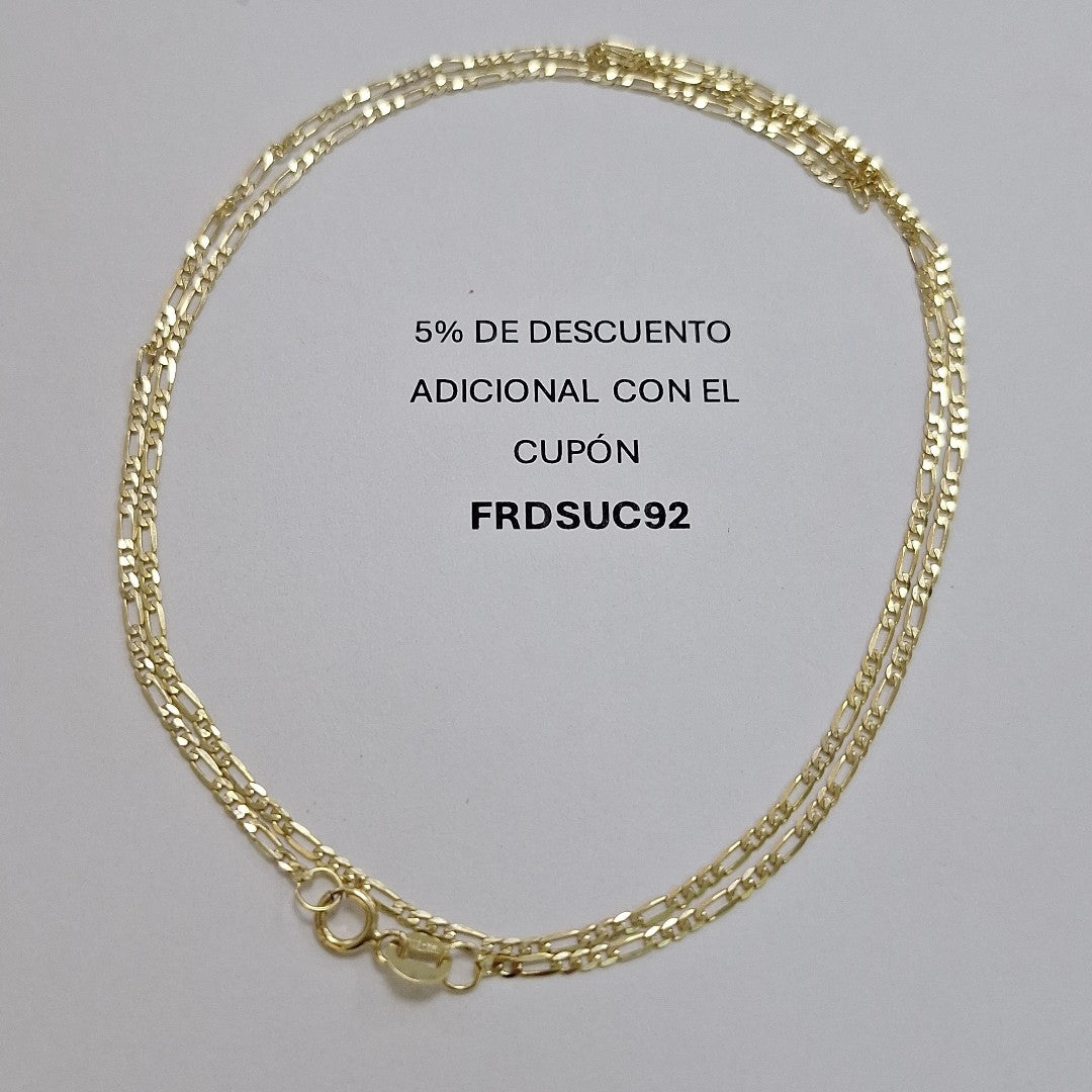 CADENAS CARTIER 3 1 AMARILLA ORO 14K 2.1 (NUEVO)