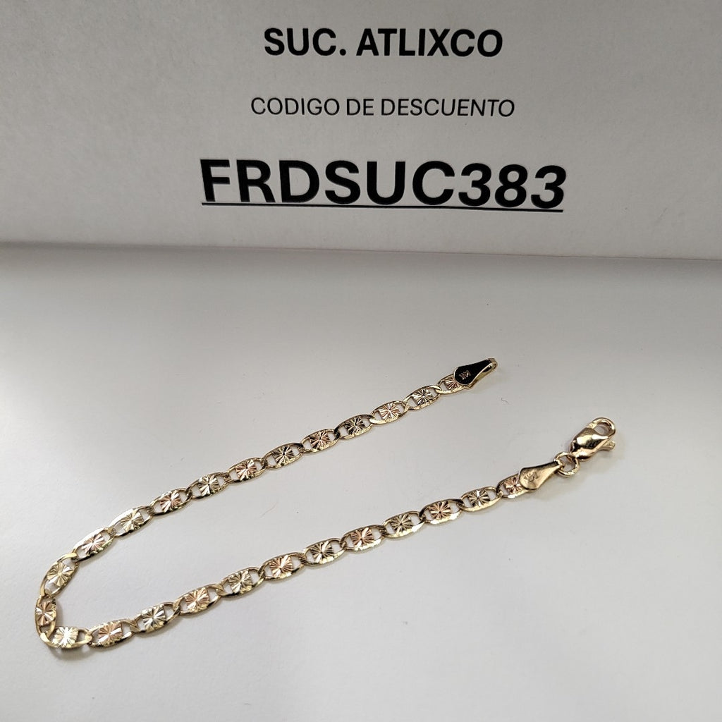 PULSERA GUCHI 14K 18 CM 2.9 GR (NUEVO)