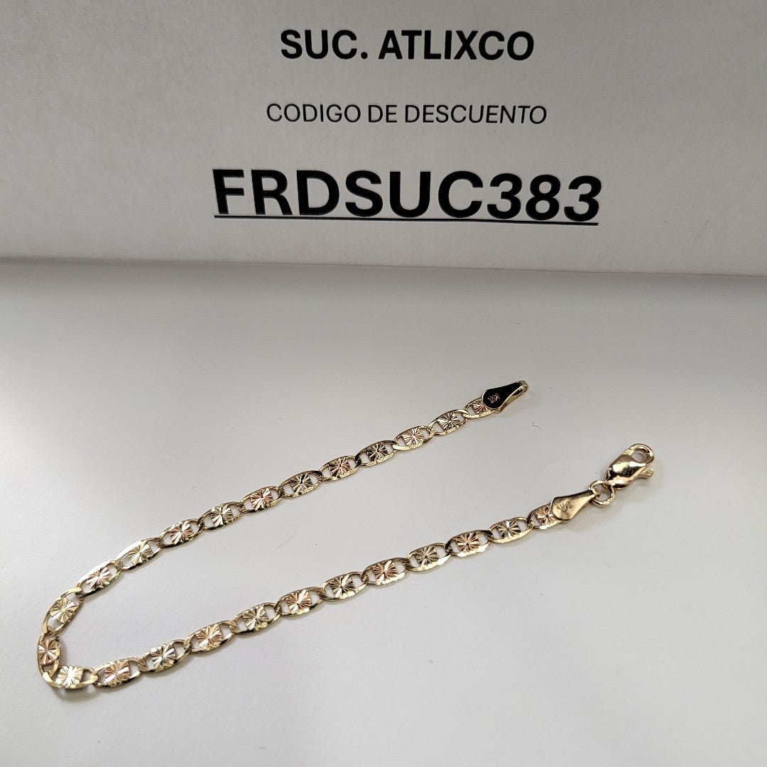 PULSERA GUCHI 14K 18 CM 2.9 GR (NUEVO)