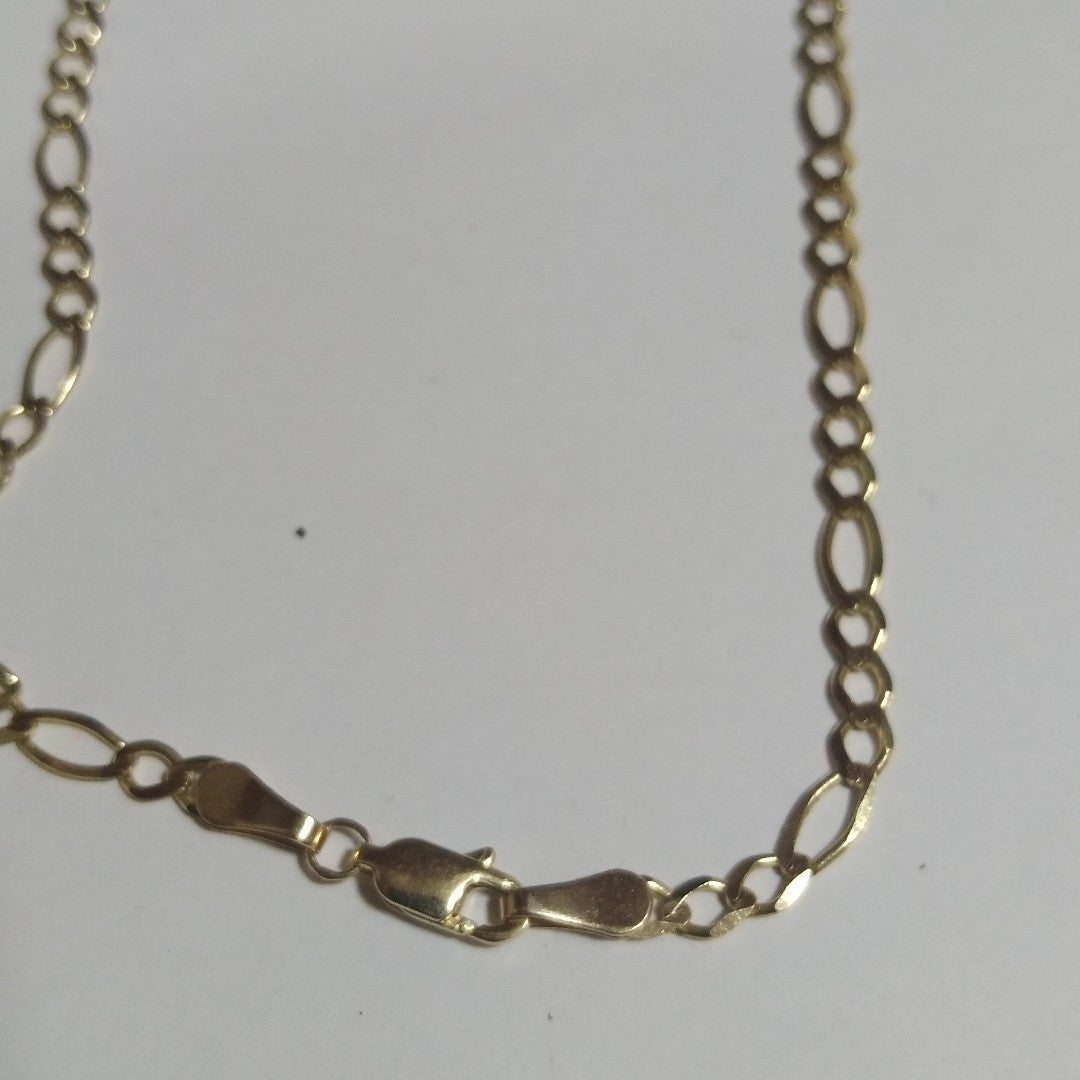 CADENA TEJIDO 3X1 14K 55 CM 8.2 GR (NUEVO)