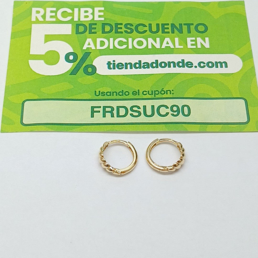 HUGGIES ORO 14K 1.3 (NUEVO)