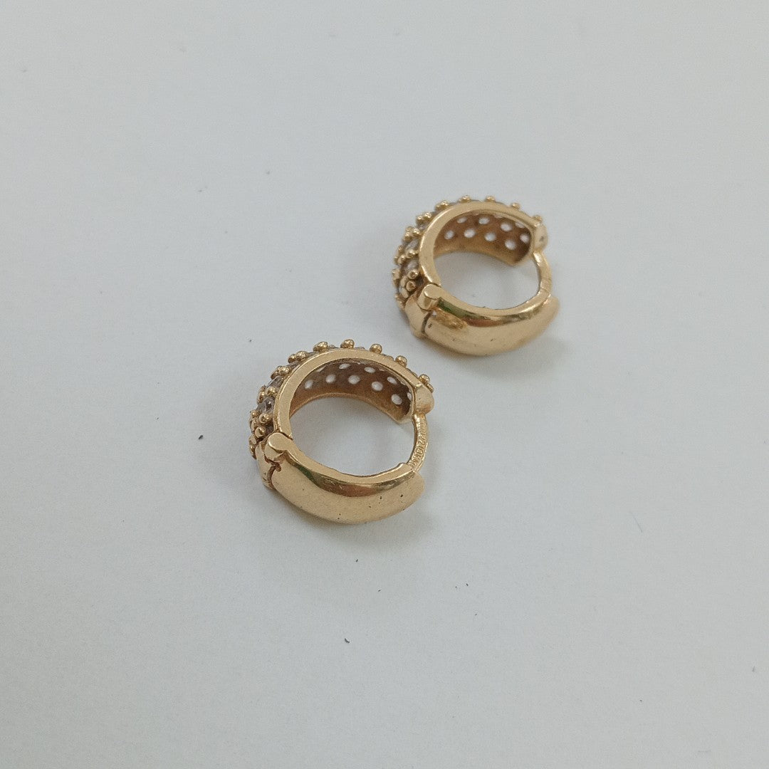 ARRACADAS PAR ORO 10 K 3,20 GRMS (SEMINUEVO)