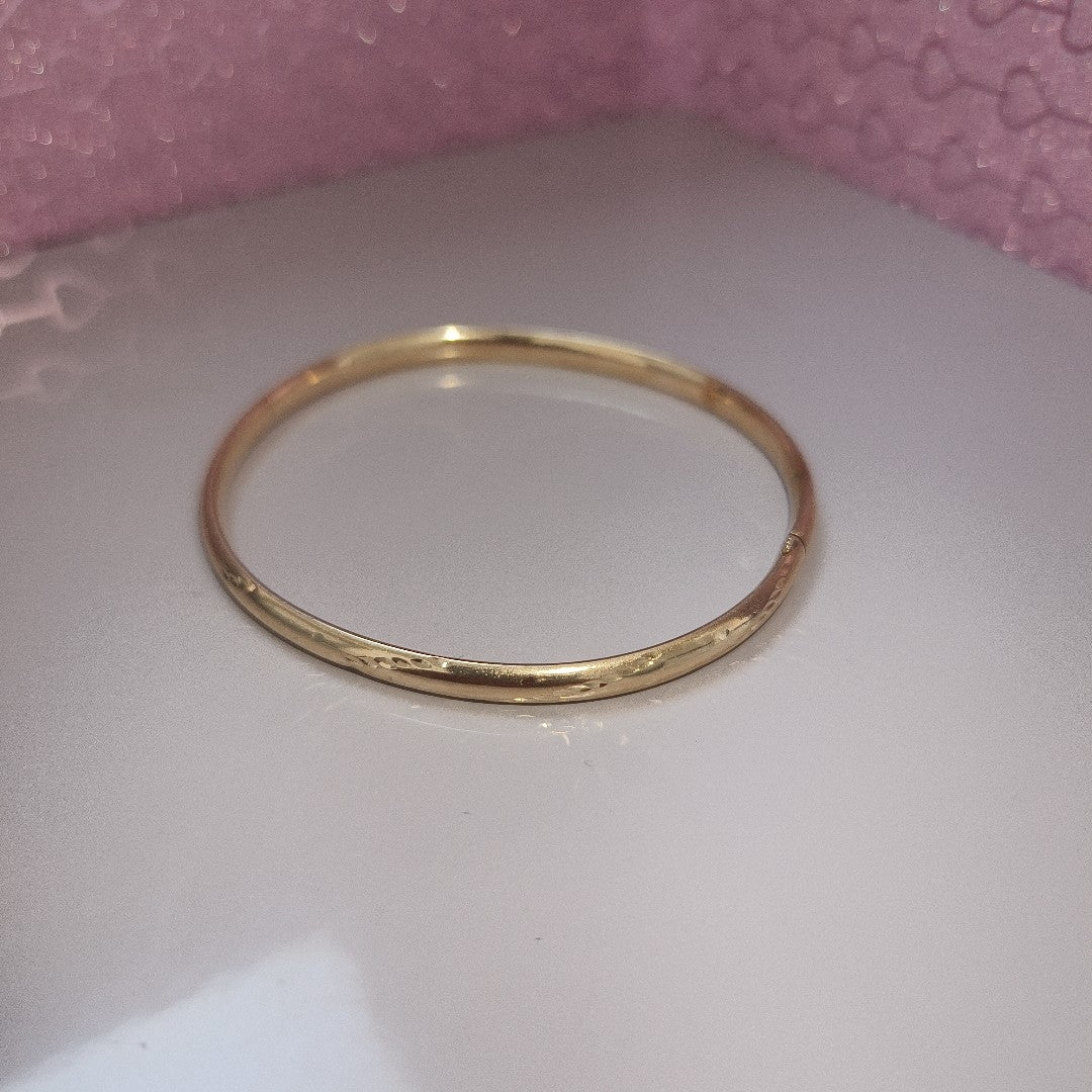 PULSERA RIGIDA ORO 14 K 5.3 GRMS (SEMINUEVO)