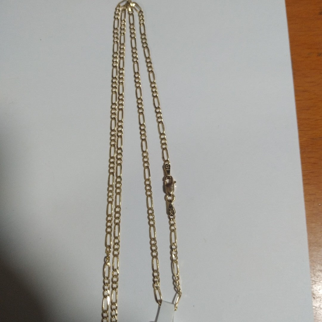 CADENA TEJIDO 3X1 5.2G 55 CM 14K (NUEVO)