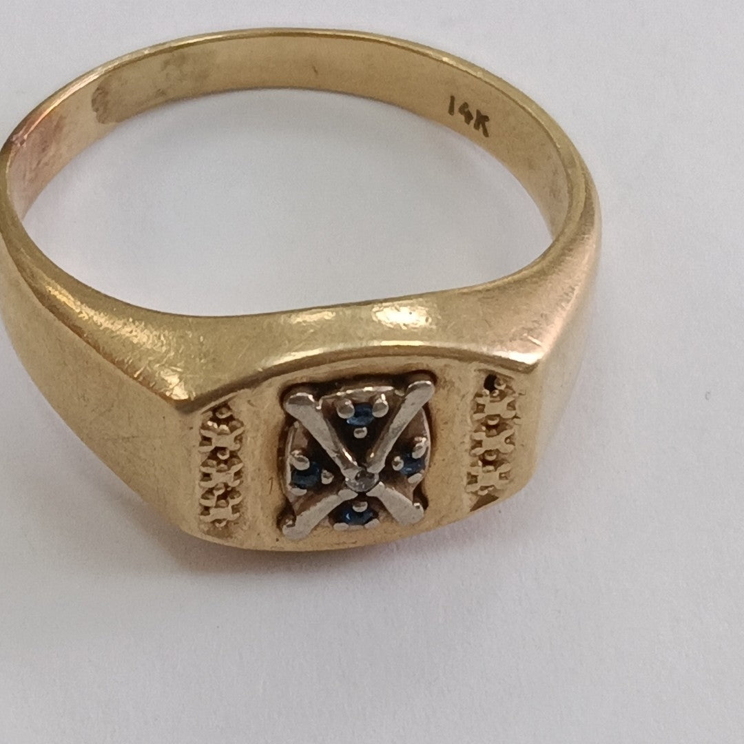 ANILLO ORO 14 K 8 GRMS (SEMINUEVO)